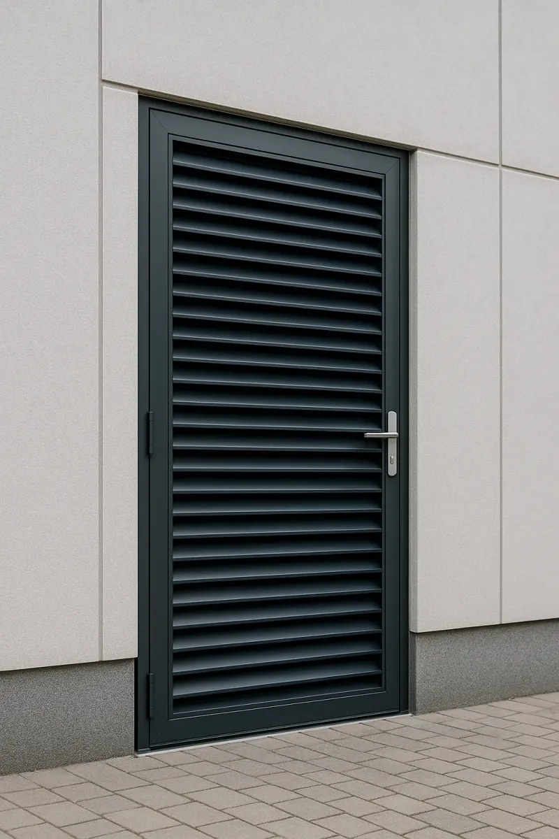 steel louvred doors - professional steel doors available in Carlisle from UK manufacturers